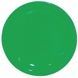 Teller grün, d=23cm, aus Kris-