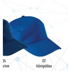 Cap königsblau mit Klettver-