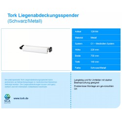 Tork Spender 129184 schwarz/Met