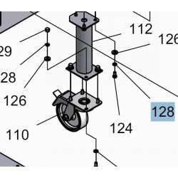 Federing B8 - DIN 127 A2