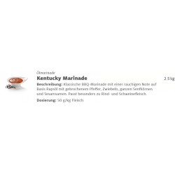 Kentucky Marinade 2,5kg