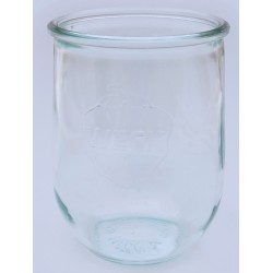 Weck-Glas 1 Ltr Tulpe m. Deckel