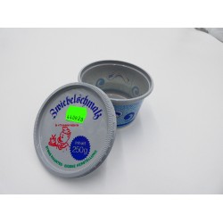 Becher rund f. 250g a. PVC grau