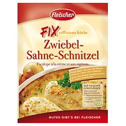 Fl. Fix Zwiebel-Sahne-Schnitzel