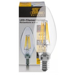 LED-Filament-Lampe 4,5W/E14