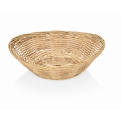 Tischkorb aus Bambus, oval