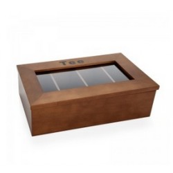 Teebox, Holz, 340x205mm