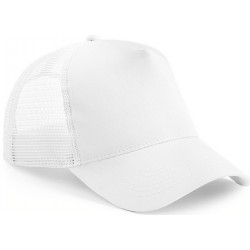 Baseball-Cap, weiß, mit Netz